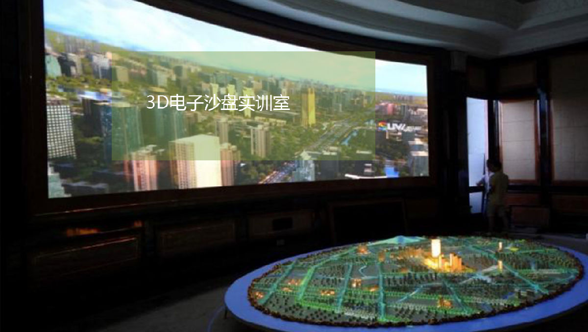 指挥创业园区电子沙盘实训室